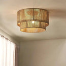 Luminaire Plafonnier Rotin - plafonnier