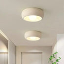 Plafonnier Wabi Sabi Blanc - D 30cm | H 11cm / Dimmable | Tricolore - plafonnier