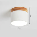 Plafonnier Bois et Led - plafonnier