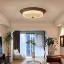 Plafonnier Bois et Verre - plafonnier