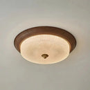 Plafonnier Bois et Verre - plafonnier