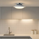 Plafonnier Chrome et Verre - plafonnier