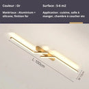 Plafonnier Design Doré - L100cm / Dimmable - plafonnier
