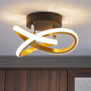 Plafonnier Doré Design - Lumière Chaude - plafonnier