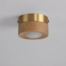 Plafonnier en Bois Led - plafonnier