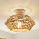 Plafonnier en Rotin -  plafonnier