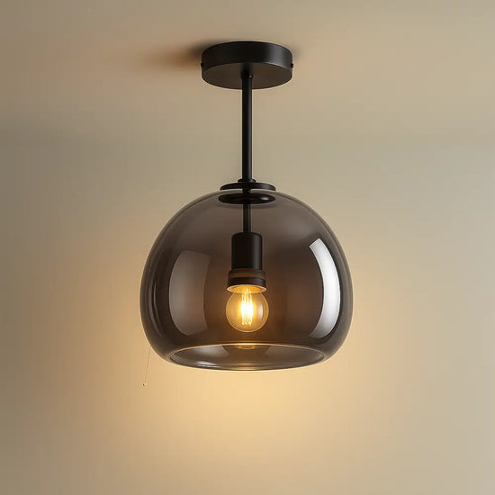 Plafonnier en Verre Fumé - plafonnier