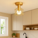 Plafonnier Géométrique Doré - plafonnier