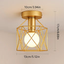 Plafonnier Géométrique Doré - plafonnier