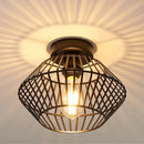 Plafonnier Industriel Noir - plafonnier