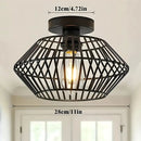 Plafonnier Industriel Noir - plafonnier