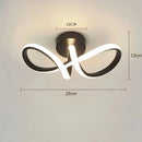 Plafonnier LED Noir - plafonnier