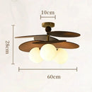 Plafonnier Style Japonais - 3 Ampoules | 60cm ⌀ / Lumière Froide - plafonnier