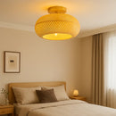 Plafonnier Ventilateur Bambou - plafonnier