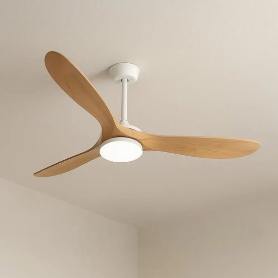 Plafonnier Ventilateur Bois - plafonnier