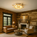 Ventilateur Plafonnier Bois Clair - plafonnier