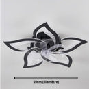 Ventilateur Plafonnier Luminaire Noir - plafonnier